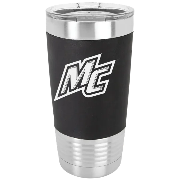 Merrimack College Polar Camel 20 oz. Silicone Grip Tumbler with Standard Lid