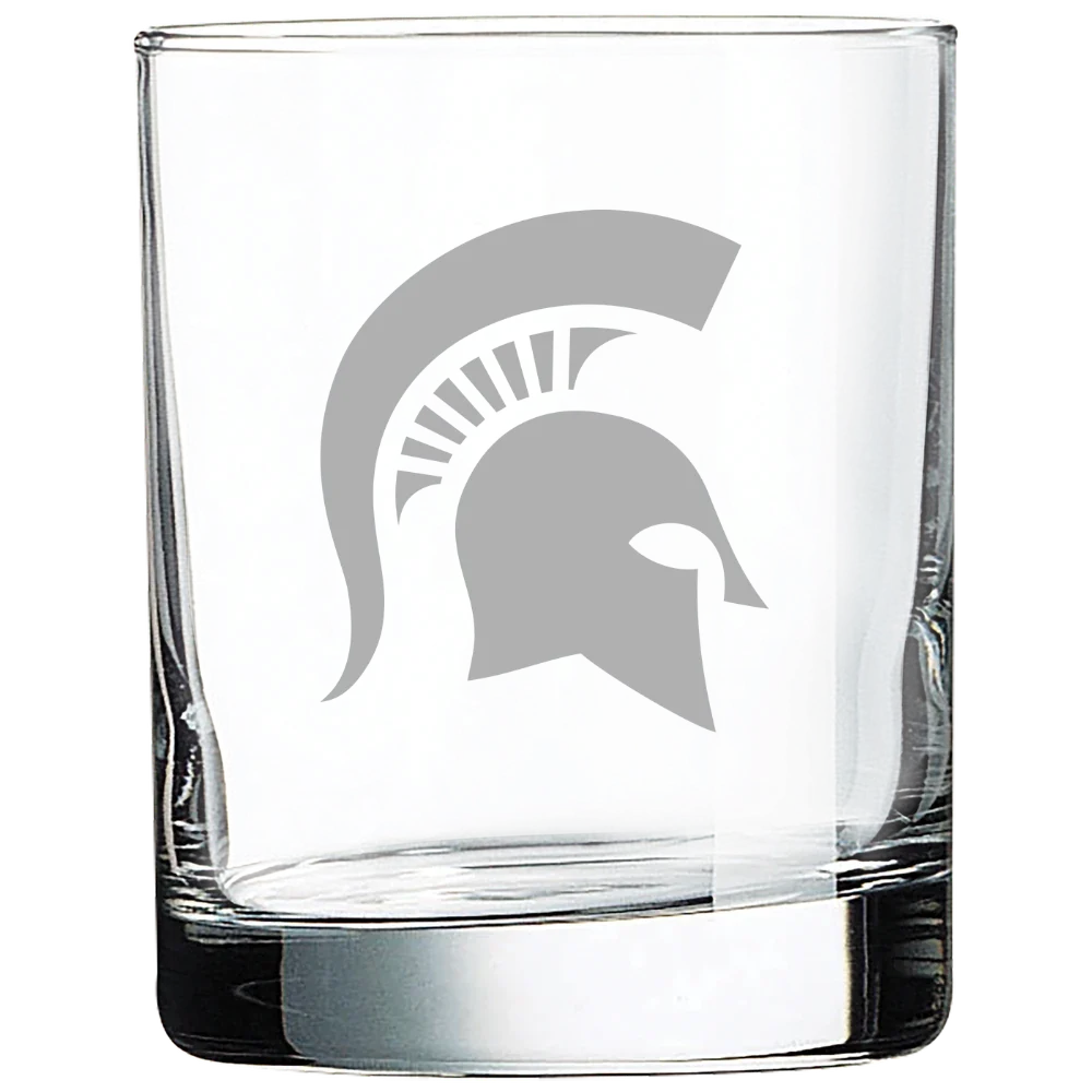 Michigan State University Polar Camel 10 1/2 oz. On The Rocks Glass