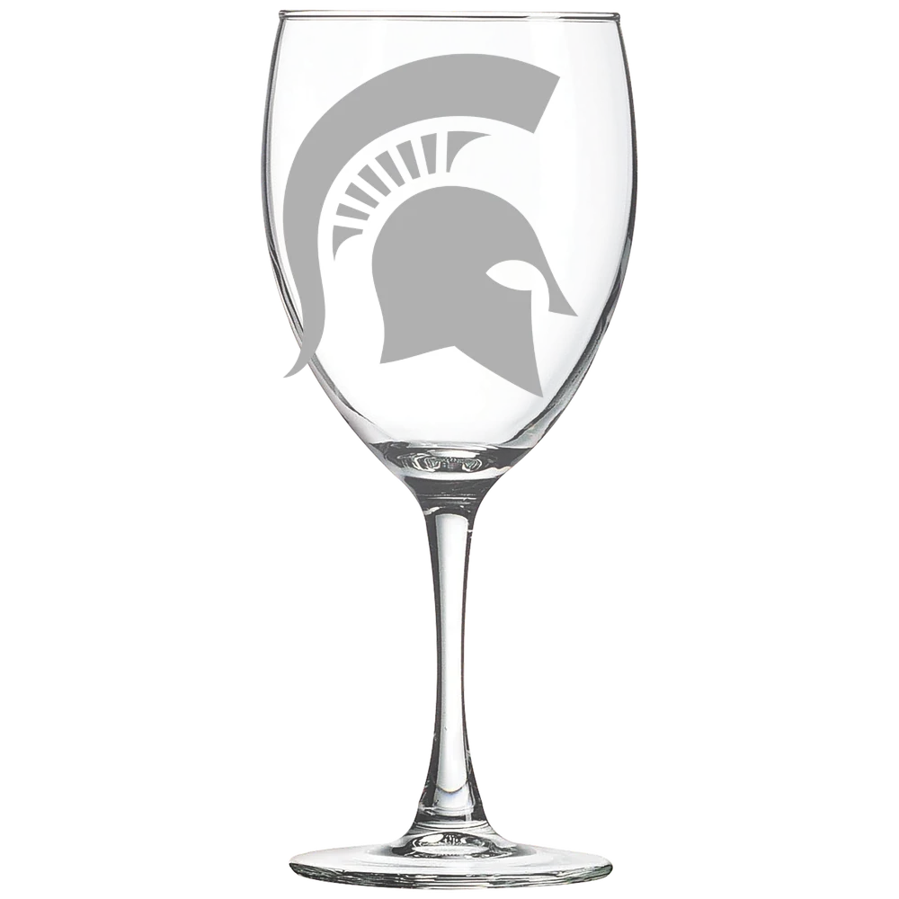 Michigan State University Polar Camel 10 1/2 oz. Wine Glass