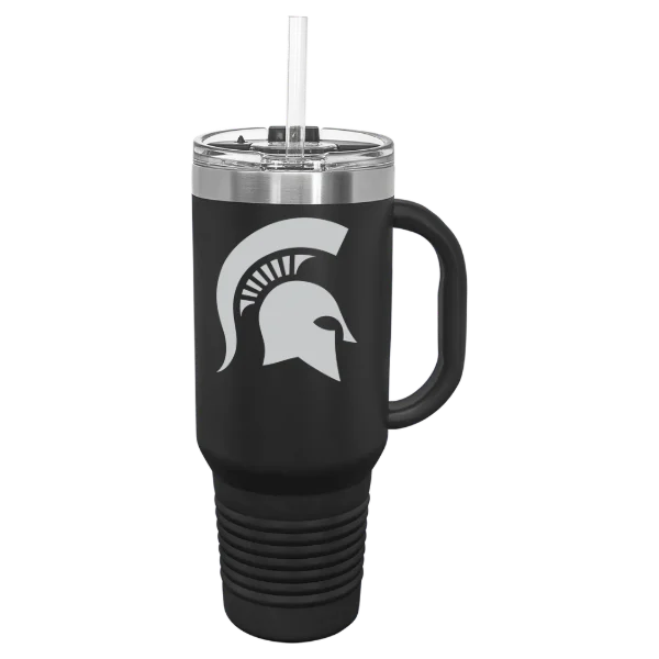 Michigan State University Polar Camel 40 oz. Travel Mug with Snap Lid & Straw