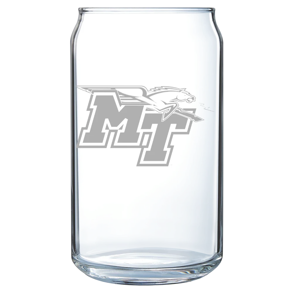 Middle Tennessee State University Polar Camel 16 oz. Can Glass