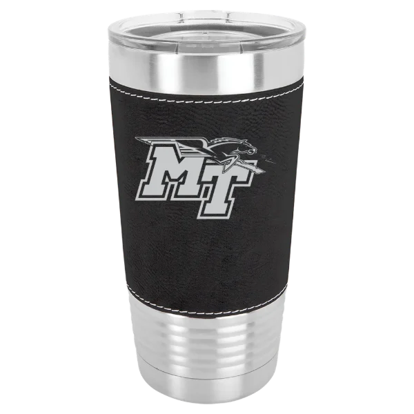 Middle Tennessee State University Polar Camel 20 oz. Leatherette Grip Tumbler with Standard Lid