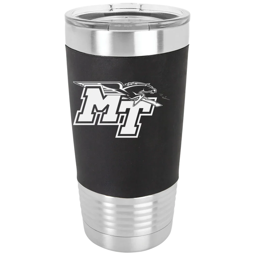 Middle Tennessee State University Polar Camel 20 oz. Silicone Grip Tumbler with Standard Lid