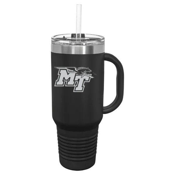 Middle Tennessee State University Polar Camel 40 oz. Travel Mug with Snap Lid & Straw