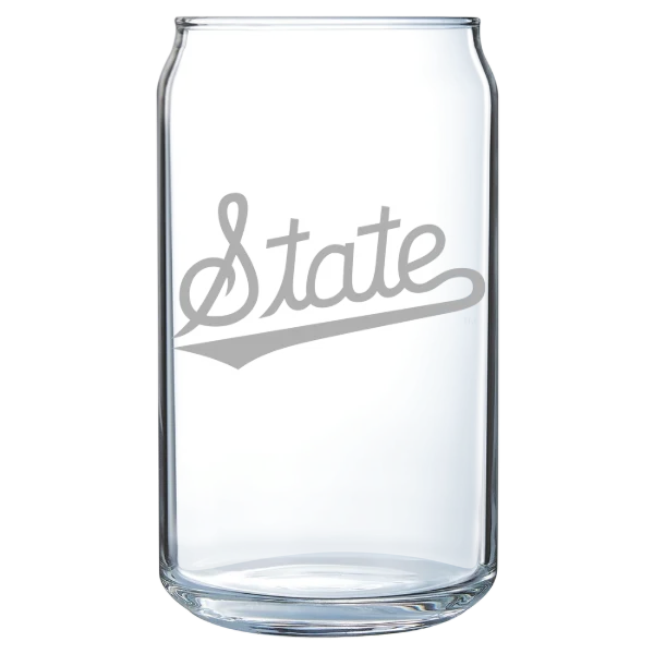 Mississippi State University Polar Camel 16 oz. Can Glass