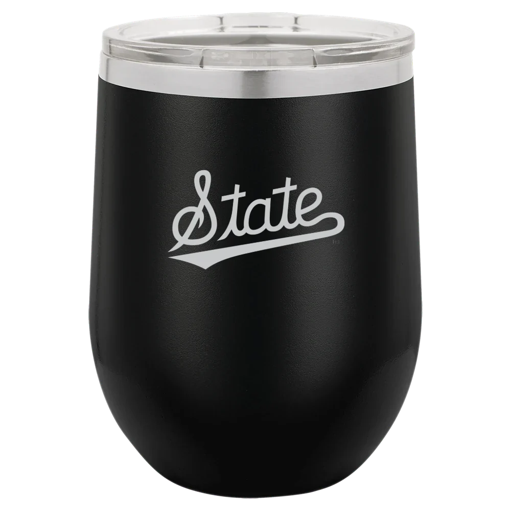 Mississippi State University Polar Camel 12 oz. Stemless Wine Tumbler