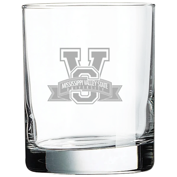 Mississippi Valley State University Polar Camel 10 1/2 oz. On The Rocks Glass