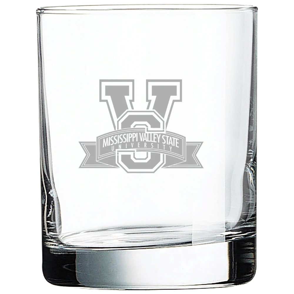 Mississippi Valley State University Polar Camel 10 1/2 oz. On The Rocks Glass