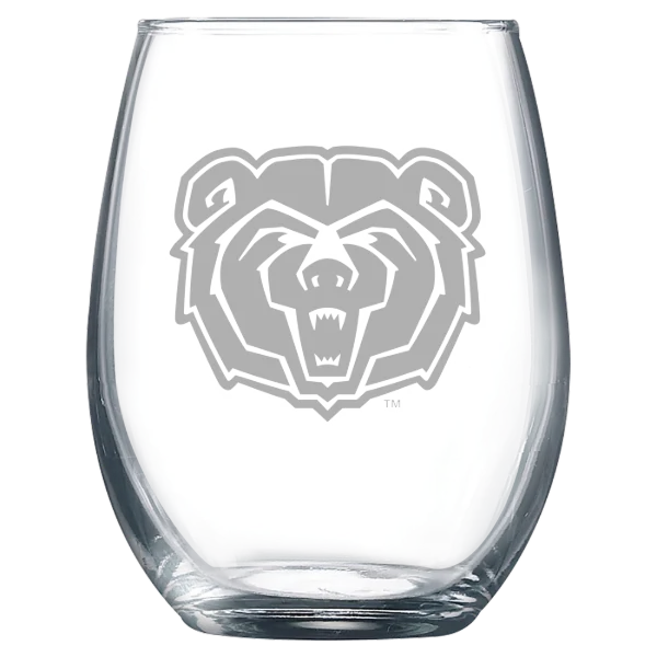 Missouri State University Polar Camel 9 oz. Stemless Wine Glass