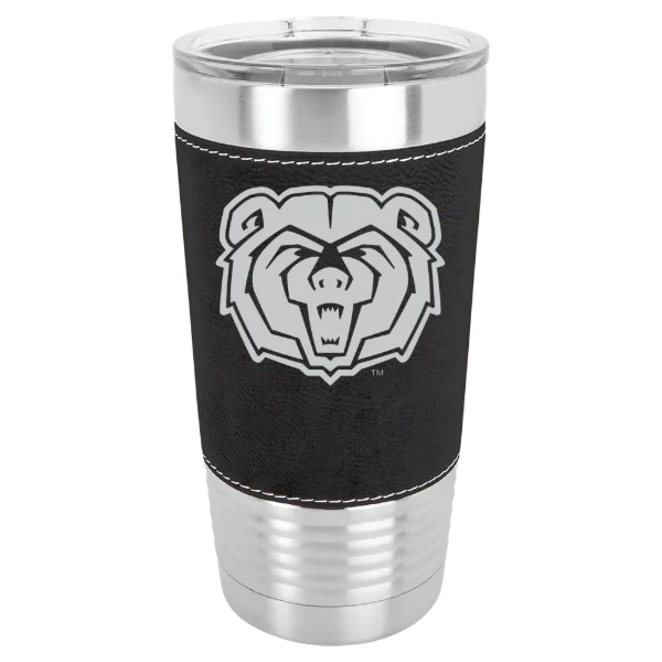 Missouri State University Polar Camel 20 oz. Leatherette Grip Tumbler with Standard Lid