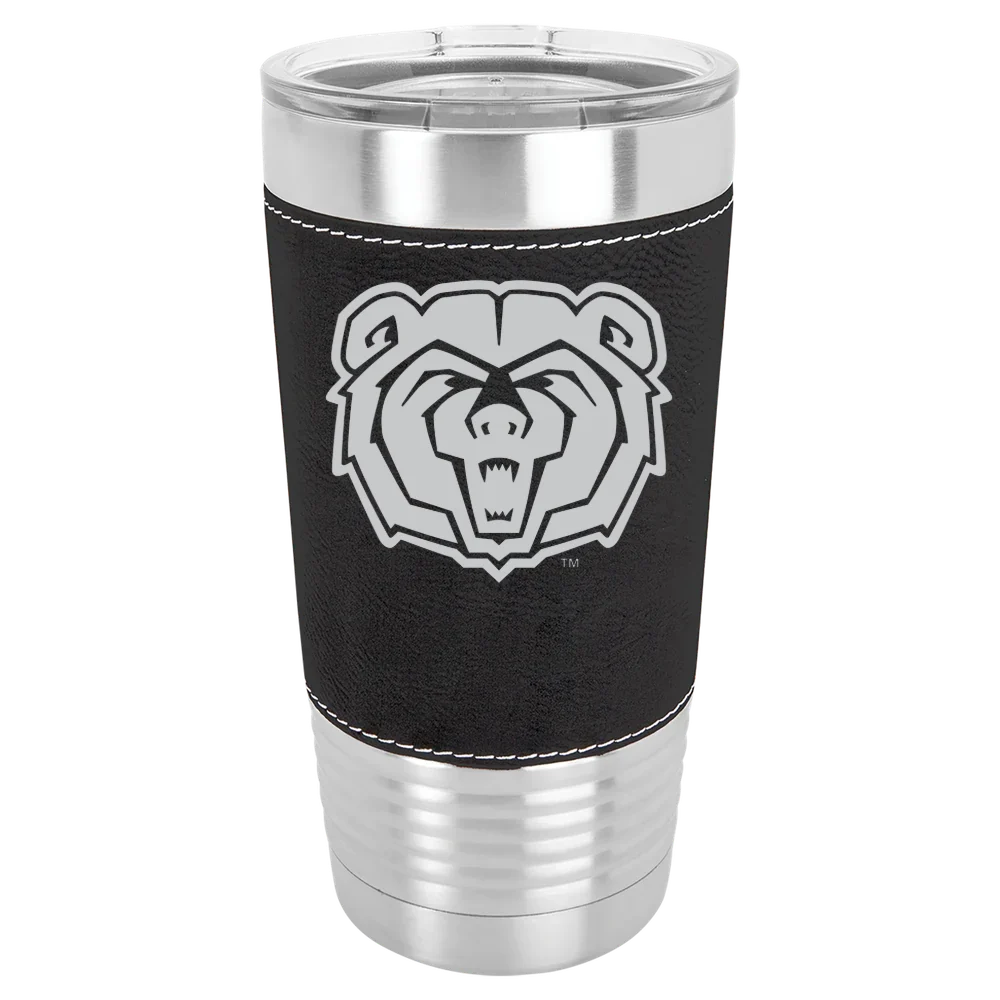 Missouri State University Polar Camel 20 oz. Leatherette Grip Tumbler with Standard Lid