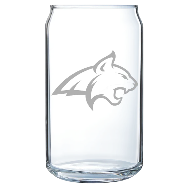 Montana State University-Bozeman Polar Camel 16 oz. Can Glass