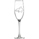 Montana State University-Bozeman Polar Camel 8 oz. Champagne Flute