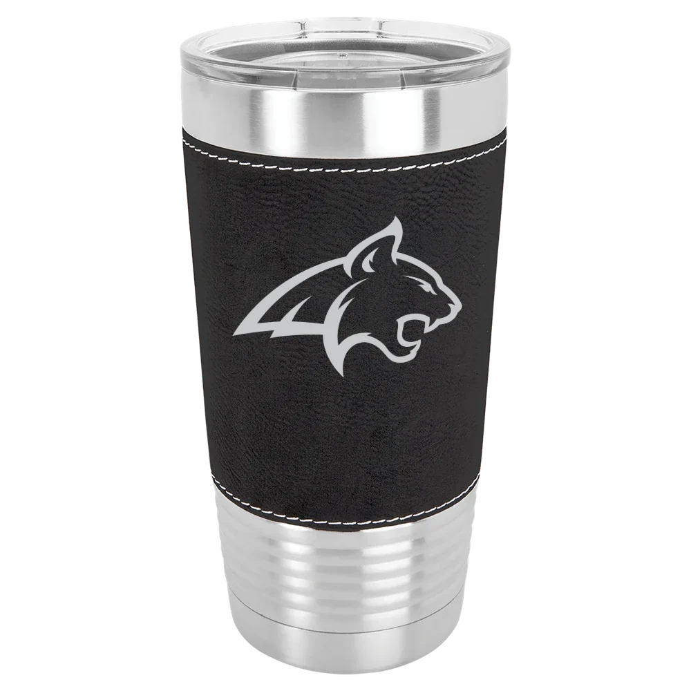 Montana State University-Bozeman Polar Camel 20 oz. Leatherette Grip Tumbler with Standard Lid