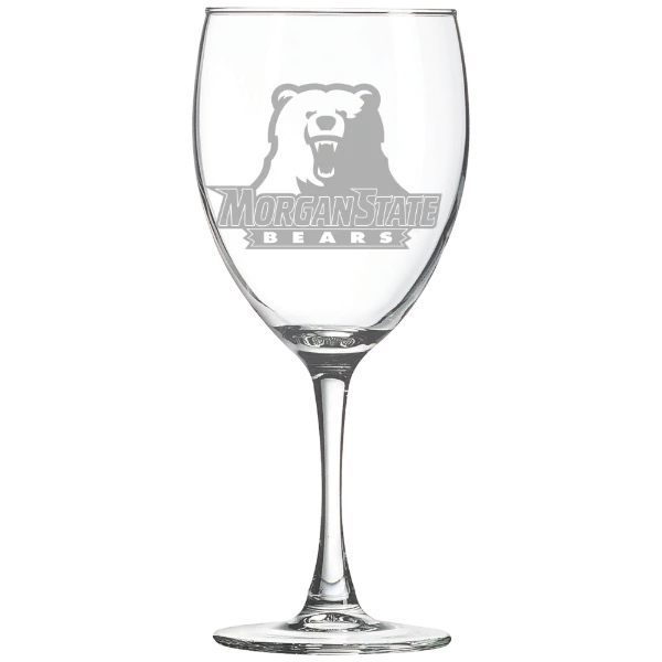 Morgan State University Polar Camel 10 1/2 oz. Wine Glass