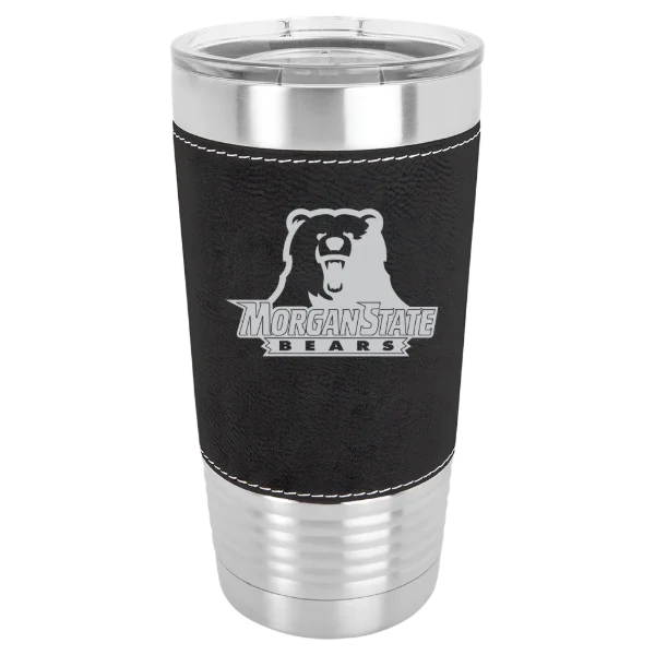 Morgan State University Polar Camel 20 oz. Leatherette Grip Tumbler with Standard Lid