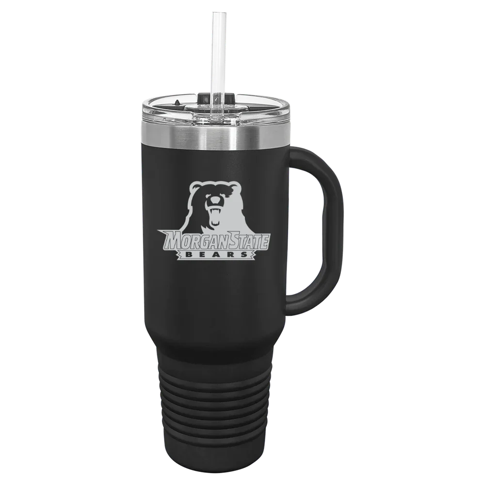 Morgan State University Polar Camel 40 oz. Travel Mug with Snap Lid & Straw