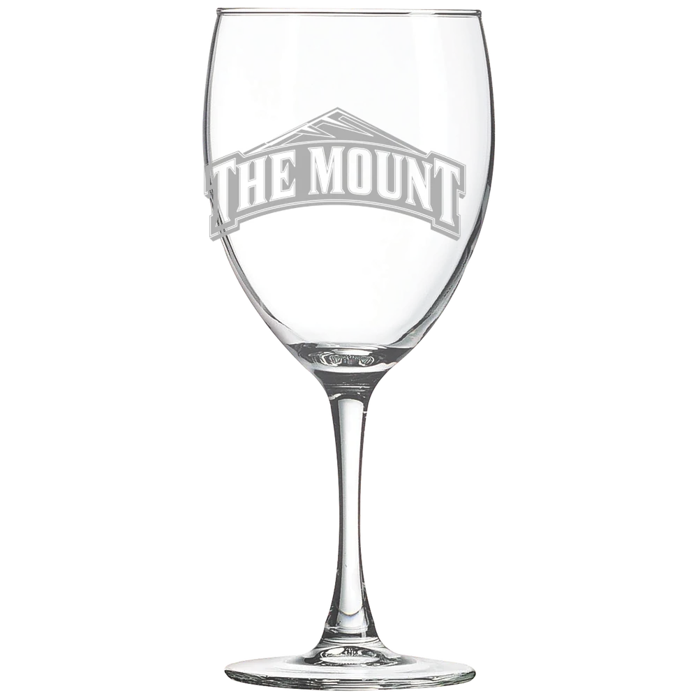 Mount St. Mary's University Polar Camel 10 1/2 oz. Wine Glass