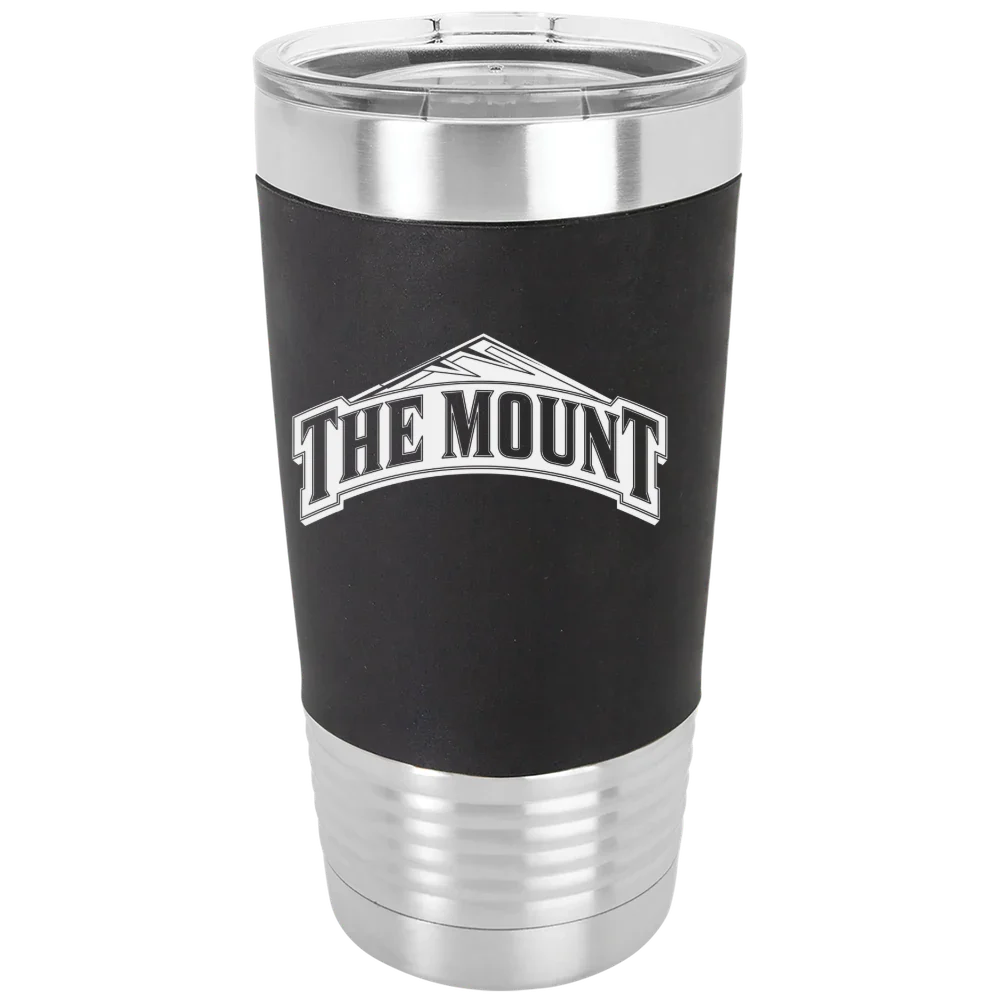 Mount St. Mary's University Polar Camel 20 oz. Silicone Grip Tumbler with Standard Lid