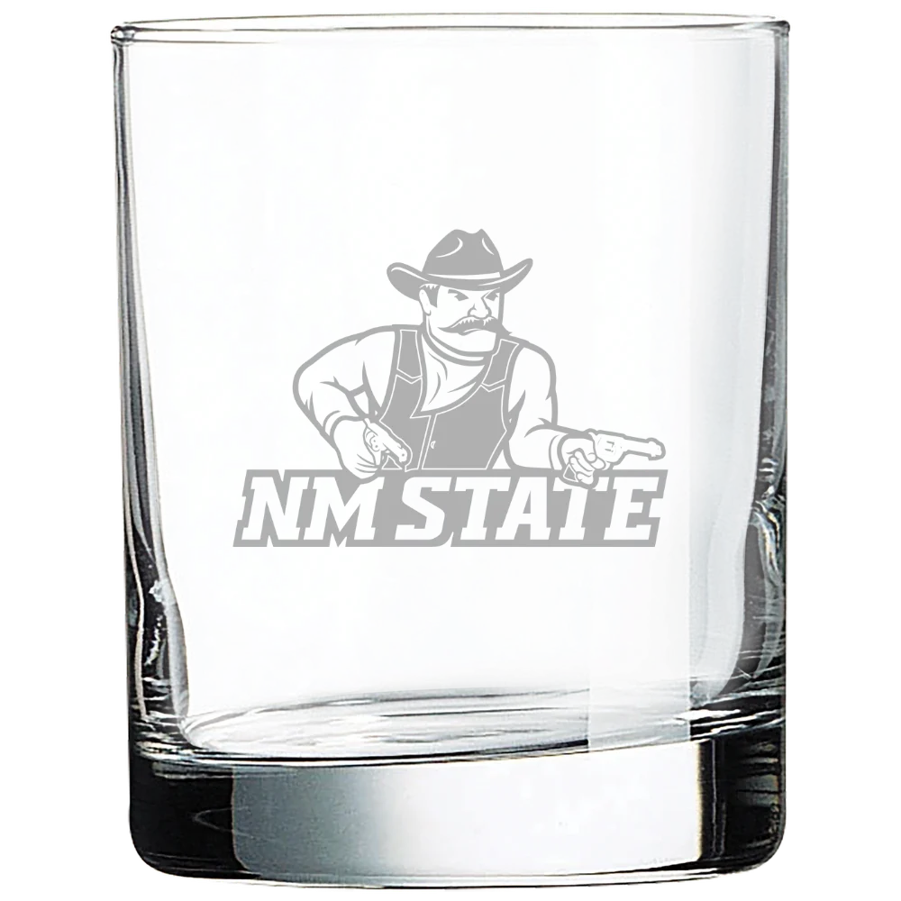 New Mexico State University Polar Camel 10 1/2 oz. On The Rocks Glass