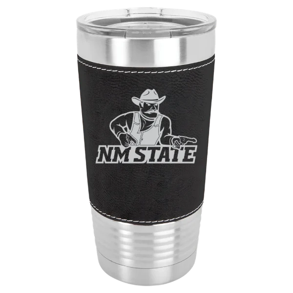 New Mexico State University Polar Camel 20 oz. Leatherette Grip Tumbler with Standard Lid