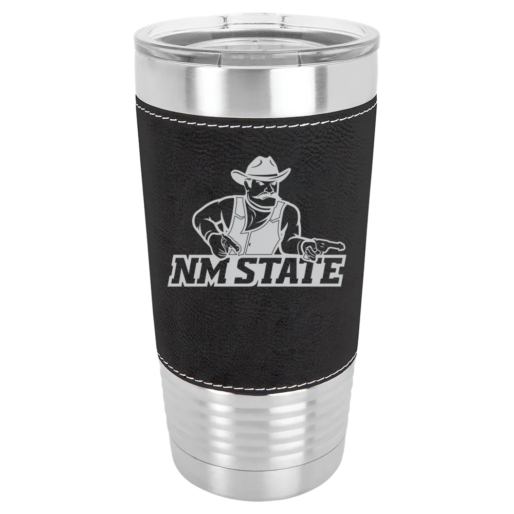 New Mexico State University Polar Camel 20 oz. Leatherette Grip Tumbler with Standard Lid
