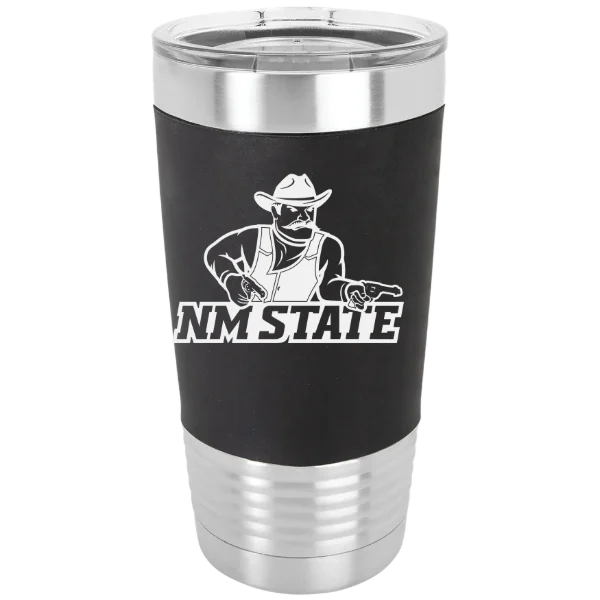 New Mexico State University Polar Camel 20 oz. Silicone Grip Tumbler with Standard Lid