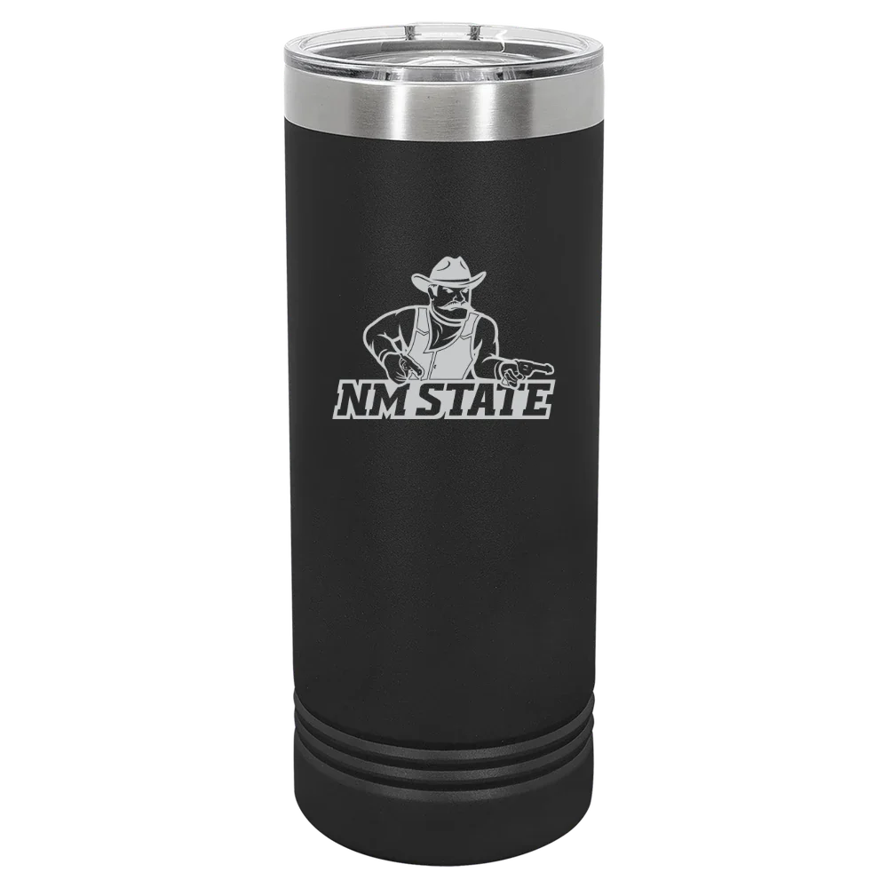 New Mexico State University Polar Camel 22 oz. Skinny Tumbler with Slider Lid