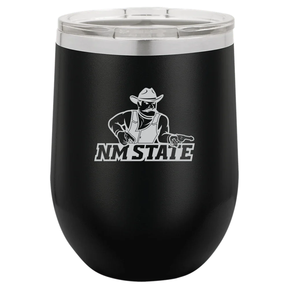 New Mexico State University Polar Camel 12 oz. Stemless Wine Tumbler