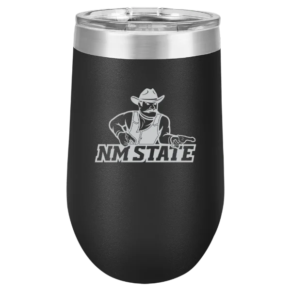 New Mexico State University Polar Camel 16 oz. Stemless Wine Tumbler