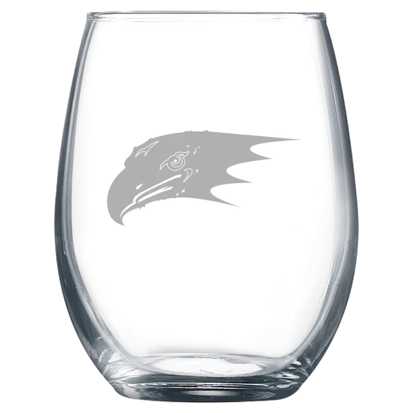 Niagara University Polar Camel 9 oz. Stemless Wine Glass
