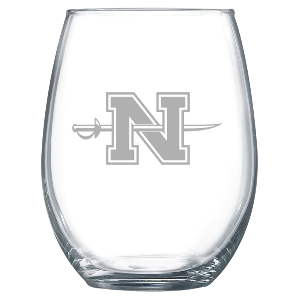 Nicholls State University Polar Camel 15 oz. Stemless Wine Glass