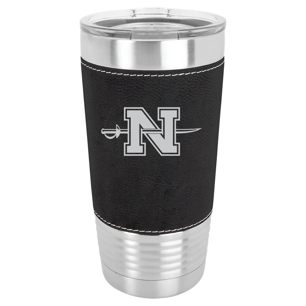 Nicholls State University Polar Camel 20 oz. Leatherette Grip Tumbler with Standard Lid
