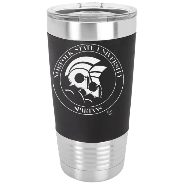 Norfolk State University Polar Camel 20 oz. Silicone Grip Tumbler with Standard Lid