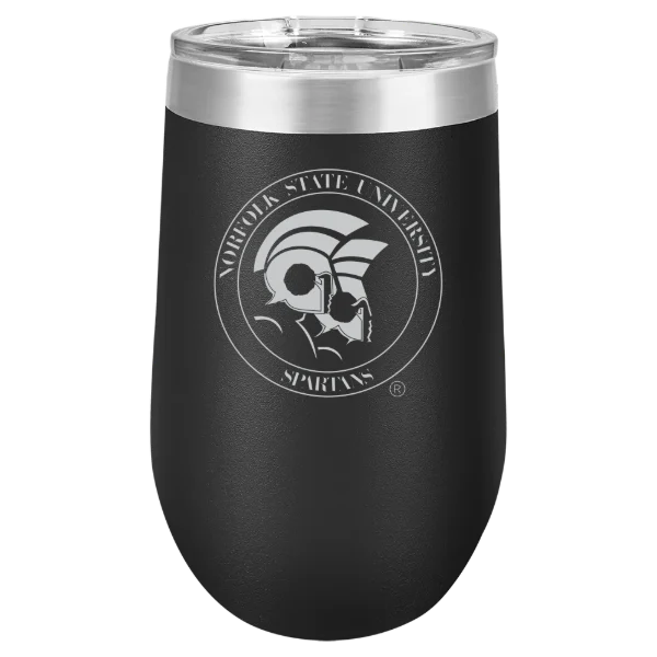 Norfolk State University Polar Camel 16 oz. Stemless Wine Tumbler
