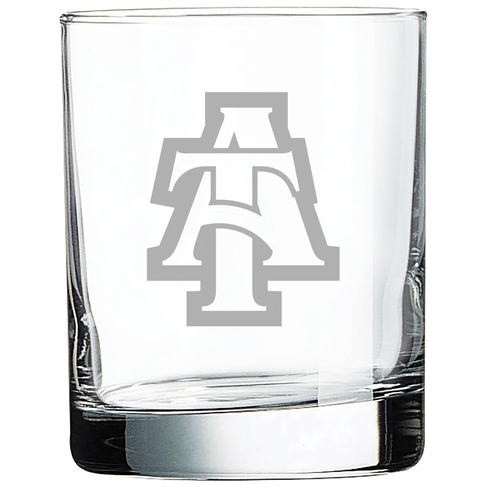 North Carolina A&T State University Polar Camel 10 1/2 oz. On The Rocks Glass