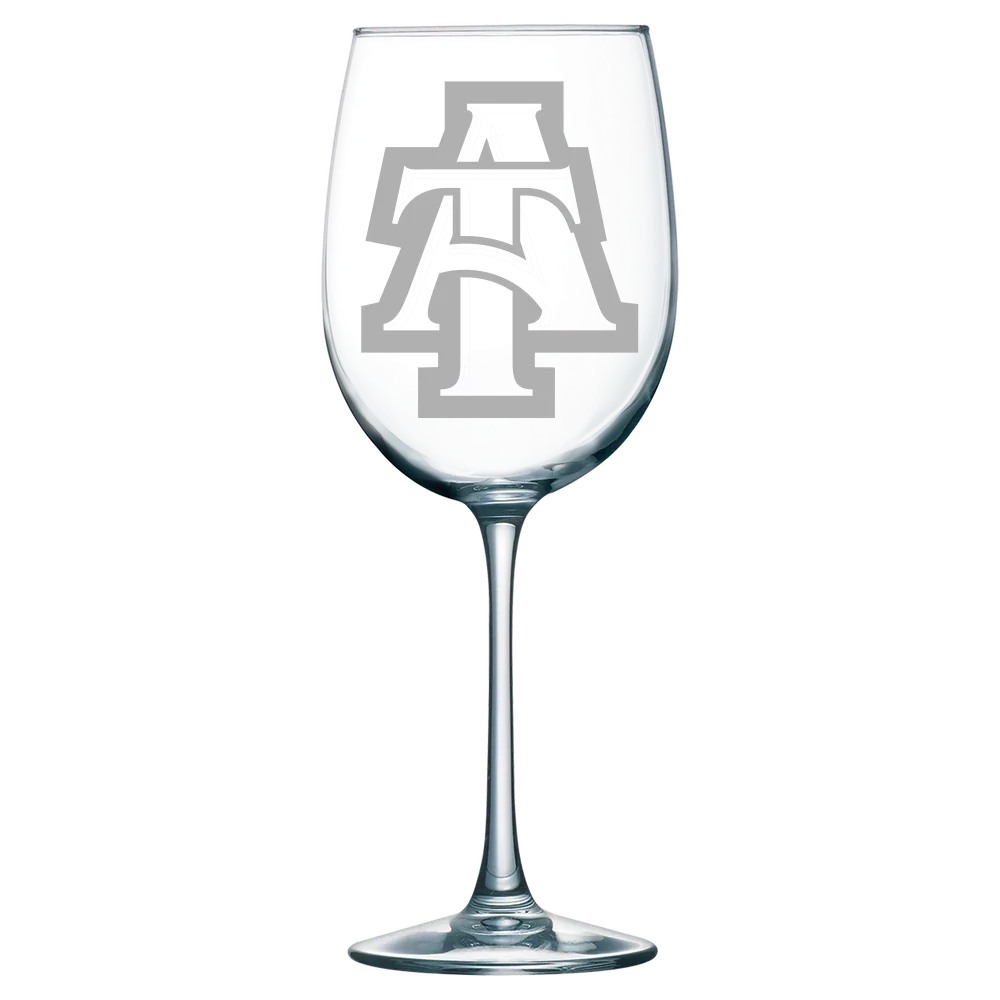 North Carolina A&T State University Polar Camel 19 oz. Wine Glass