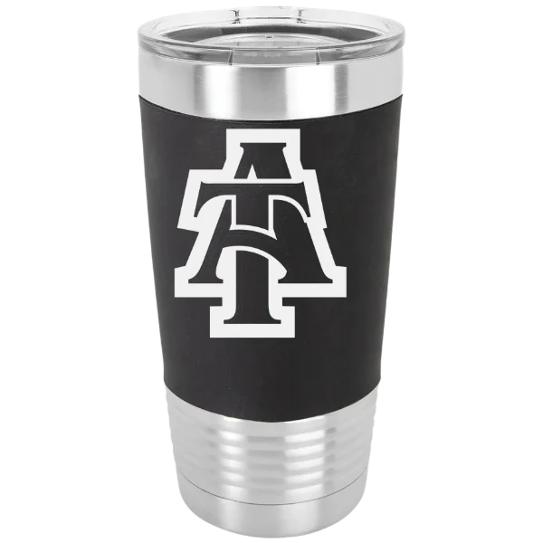 North Carolina A&T State University Polar Camel 20 oz. Silicone Grip Tumbler with Standard Lid