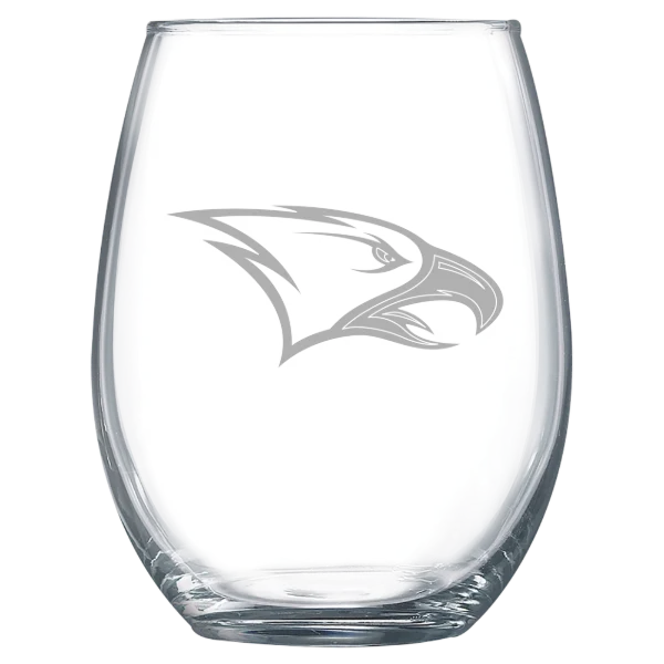 North Carolina Central University Polar Camel 15 oz. Stemless Wine Glass