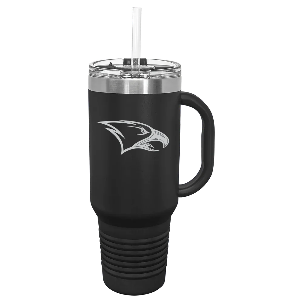 North Carolina Central University Polar Camel 40 oz. Travel Mug with Snap Lid & Straw