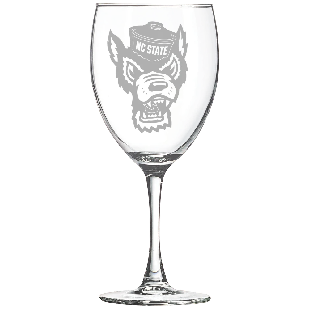 North Carolina State University Polar Camel 10 1/2 oz. Wine Glass