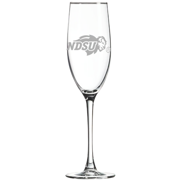 North Dakota State University Polar Camel 8 oz. Champagne Flute