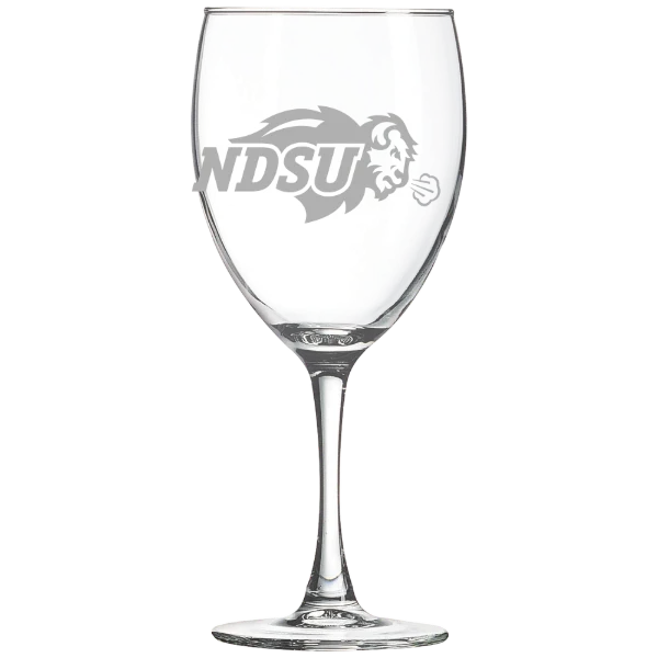 North Dakota State University Polar Camel 10 1/2 oz. Wine Glass