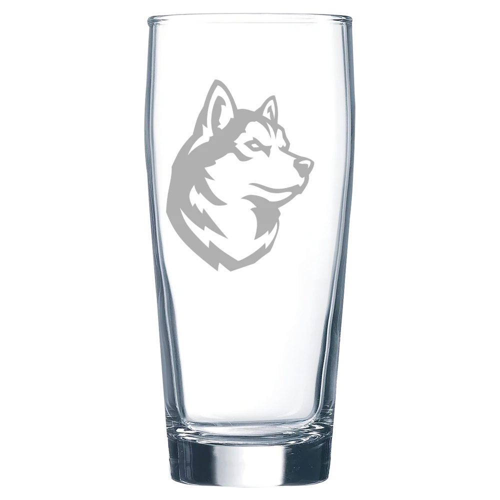 Northeastern University Polar Camel 16 oz. Willi Becher Beer Glass