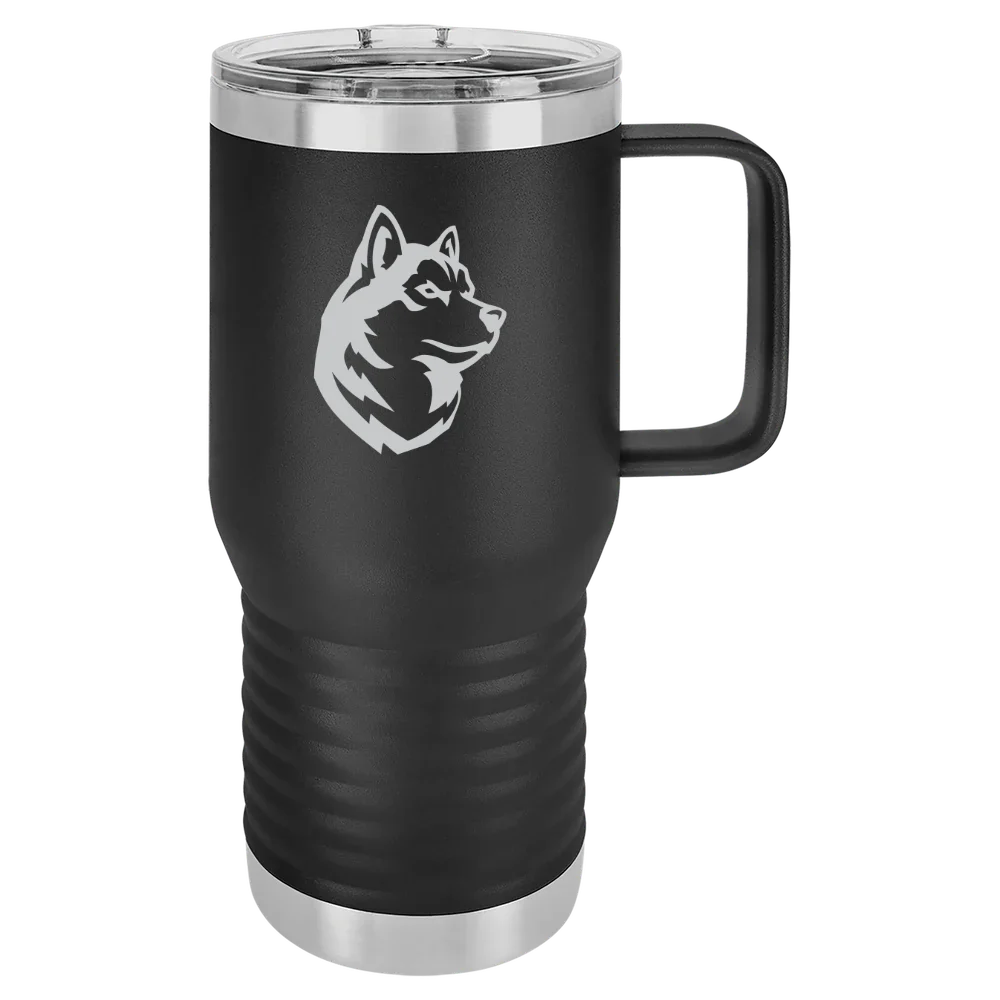 Northeastern University Polar Camel 20 oz. Travel Mug with Slider Lid