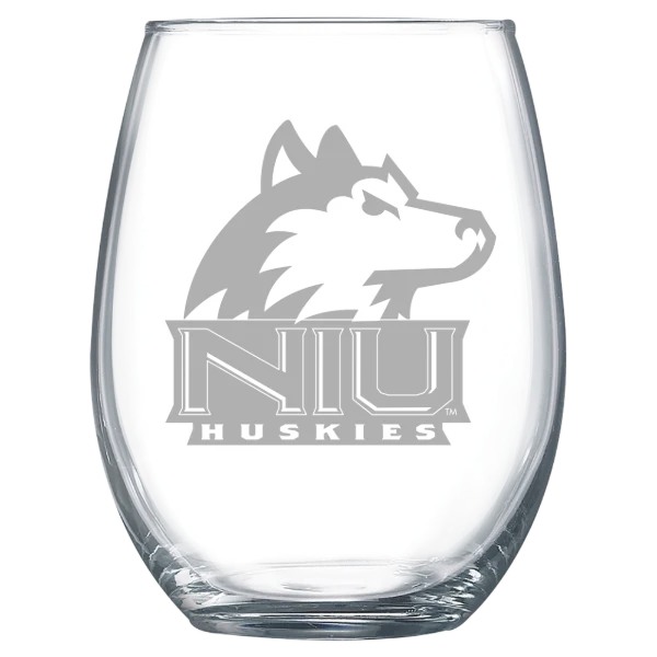 Northern Illinois University Polar Camel 15 oz. Stemless Wine Glass