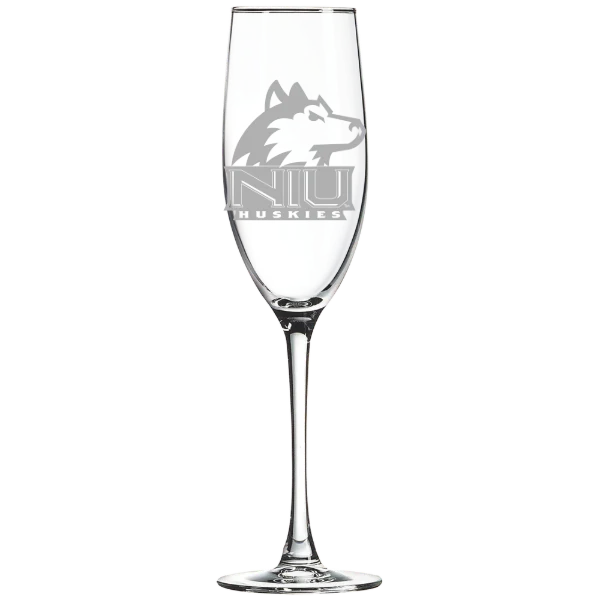 Northern Illinois University Polar Camel 8 oz. Champagne Flute