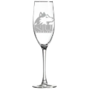 Northern Illinois University Polar Camel 8 oz. Champagne Flute