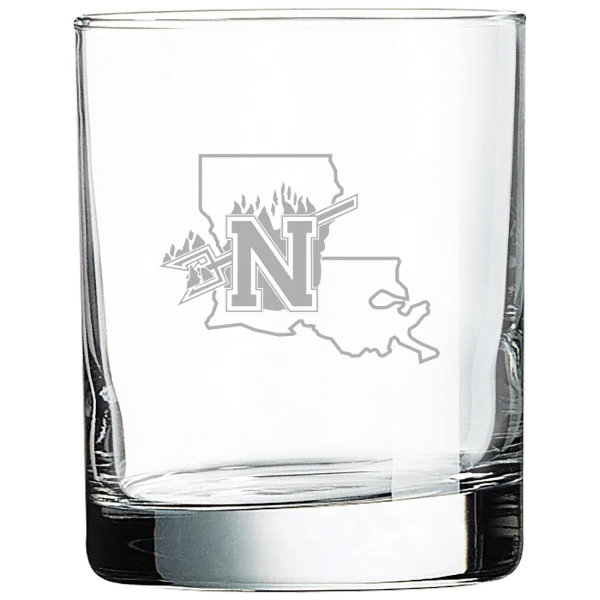 Northwestern State University Polar Camel 10 1/2 oz. On The Rocks Glass