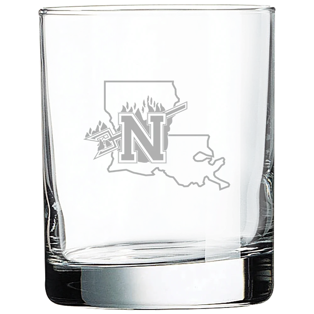 Northwestern State University Polar Camel 10 1/2 oz. On The Rocks Glass